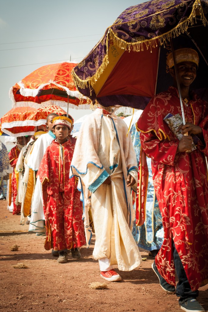 The procession of Tabots arrived.